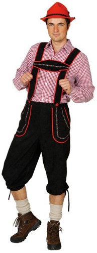 Tiroler Broek Zwart Bayern 