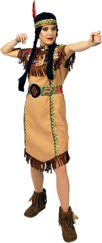 Kostuum Indiaanse Squaw 