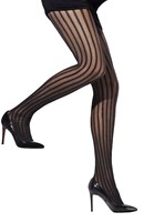 Panty met Verticale Strepen (zijkant)