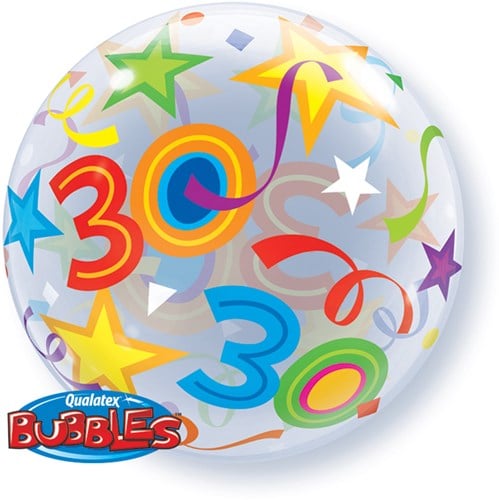 Bubble Ballon 30 Stars