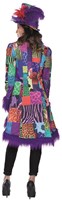 Dames Jas Patchwork Afrika met Pluche-2