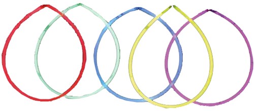 Halsband Glowing 55cm