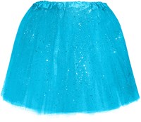 Tule Rokje Turquoise met Glitter