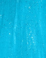 Tule Rokje Turquoise met Glitter-2