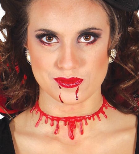 Halloween Ketting Doorgesneden Nek met Bloed