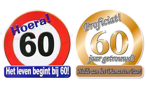 60 Jaar Huldeschild