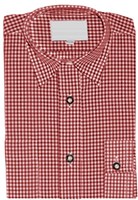 Kinder Tiroler Overhemd Rood Luxe  