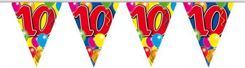 Vlaggenlijn 10 jaar 10mtr