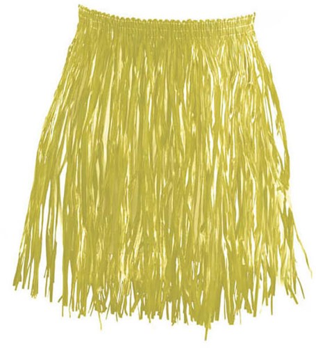 Hawaii Rokje Geel Kind - 40cm