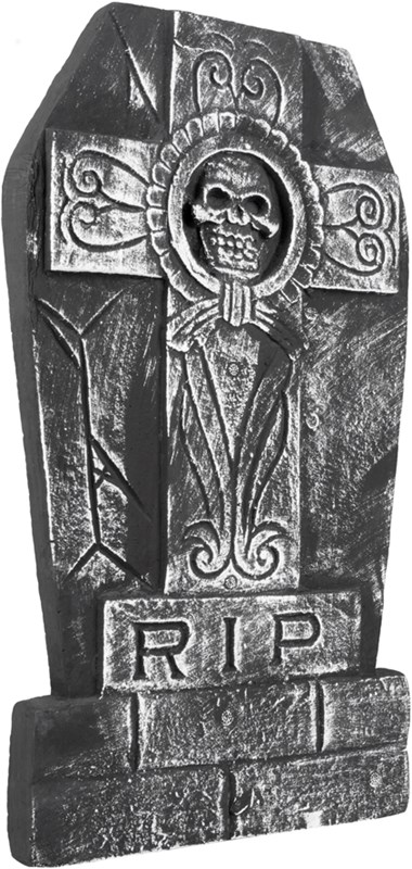 Grafsteen Skull Cross RIP 50X27cm