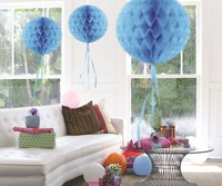 Decoratie Bol Lichtblauw 30cm
