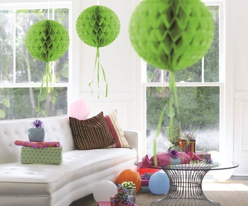 Decoratie Bol Lime Groen 30cm