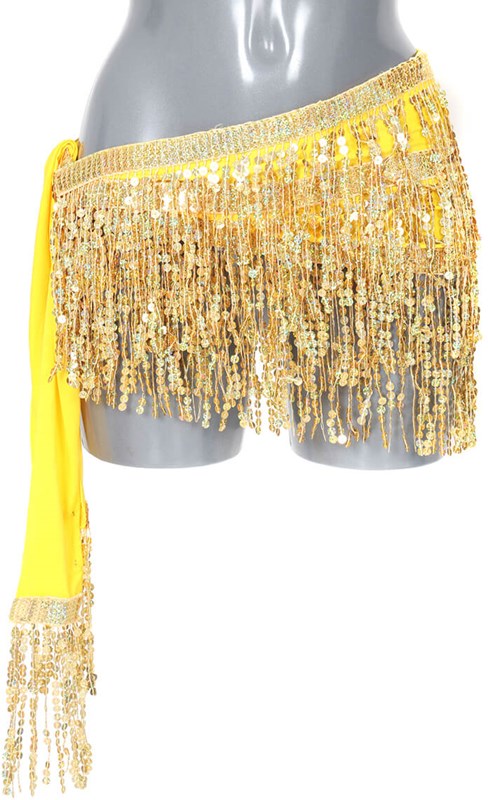 Festival Heupdoek Pailletten Goud