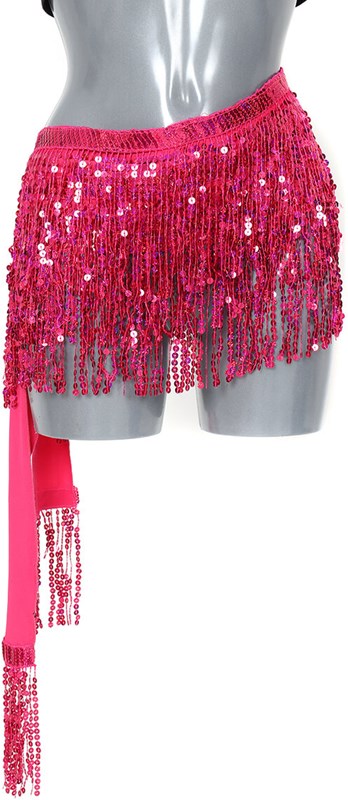 Festival Heupdoek Pailletten Pink