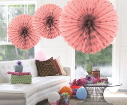 Decoratie Waaier Roze 45cm