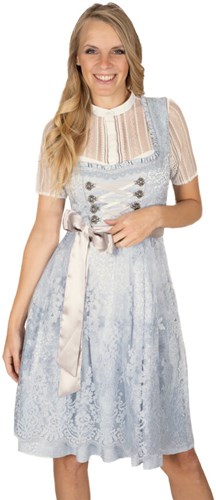 Dirndl Lucia Luxe IJsblauw (60cm)