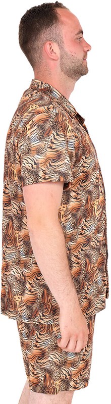 Festival Outfit Heren Wild Animals (zijkant)