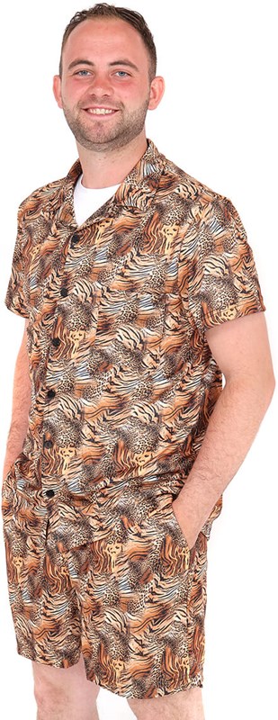 Festival Outfit Heren Wild Animals