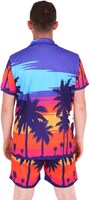 Festival Outfit Heren Hawaii Sunset (achterkant)