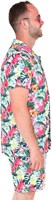 Festival Outfit Heren Hawaii Flamingo (zijkant)