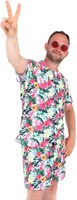 Festival Outfit Heren Hawaii Flamingo