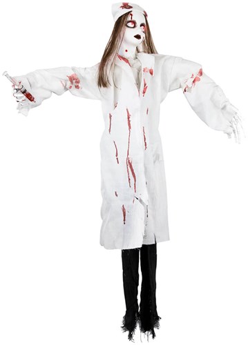 Hangdeco Bloody Nurse met Beweging, Licht en Geluid