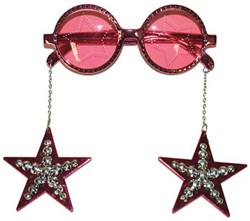 Disco Bril Star de Luxe Roze