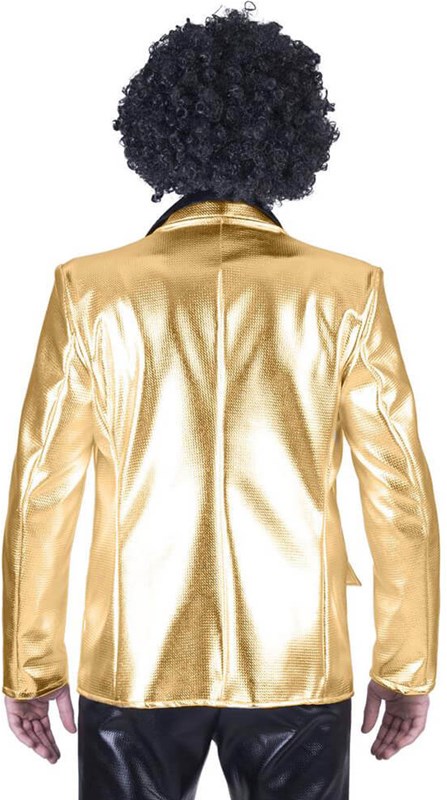 Disco Jasje Goud Heren (achterkant)