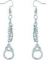 Oorbellen Handboeien Zilver