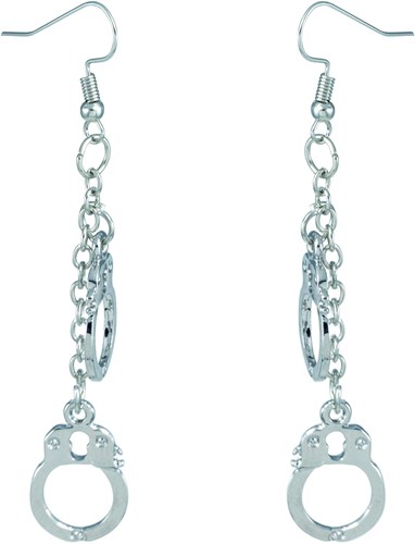 Oorbellen Handboeien Zilver