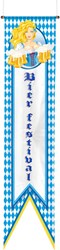 Wimpel Oktoberfest Bierpullen (180x40cm)