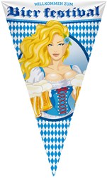 Mega Vlag Oktoberfest Bierpullen (90x150cm)