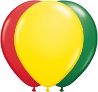 Ballonnen Rood-Geel-Groen 100 stuks 30cm