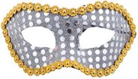 Domino Pailletten Zilver 