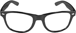 Blues Brother Bril Metallic Zwart met blank glas