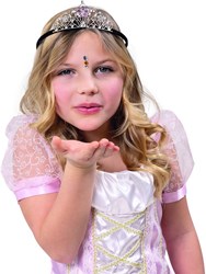 Prinsessen Diadeem met Strass Roze