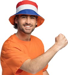 Bucket Hat Holland Rood-Wit-Blauw