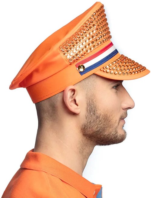Oranje Bruningman Pet Nederland (zijkant)