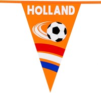 Vlaggenlijn Voetbal Holland - 6m (voorbeeld)