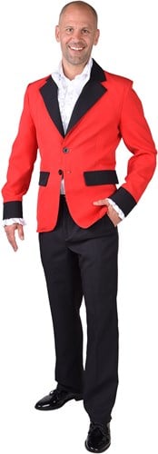 Heren Colbert Rood Getailleerd