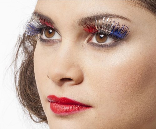 Wimpers Lametta Rood/Wit/Blauw 