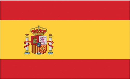 Vlag Spanje 150x90cm