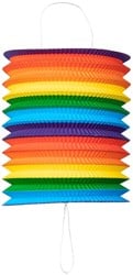 Lampion Regenboog - 20cm