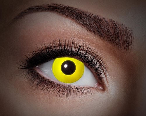 Gele UV Lenzen (1 maand)
