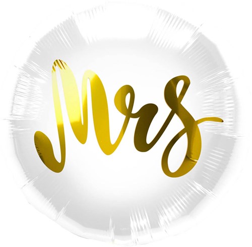 Folieballon Mrs (45cm)