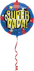 Folieballon 'Super Papa!' (45cm)