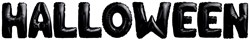 Folieballon Halloween Zwart (40cm)