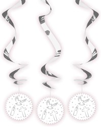 Hangdecoratie Communie Wit (3st)