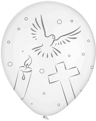 Ballonnen Communie Wit (8st)