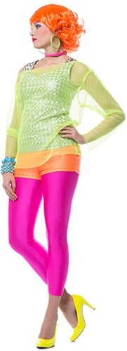 Hotpants Luxe Neon Oranje  